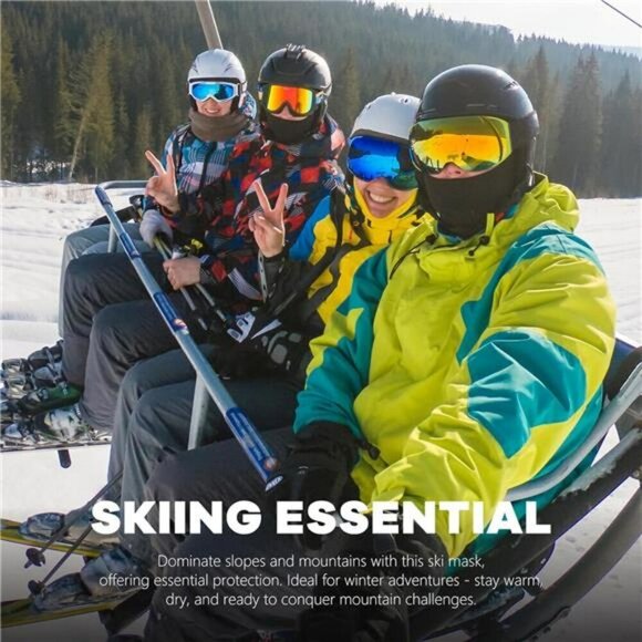 Fuinloth Balaclava Ski Mask, Motorcycle UV Protector Scarf, Summer Cooling Neck - Picture 3 of 8